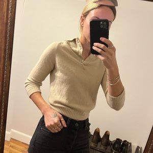 (SOLD on Depop) Vintage 50s/60s Cashmere Cropped Sweater